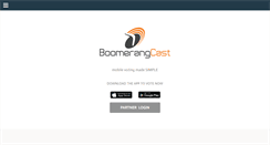 Desktop Screenshot of boomerangcast.com